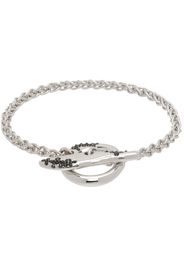 Tom Wood Silver Robin Black Molecule Bracelet