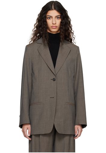 Totême Brown Longline Blazer