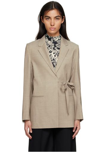 Totême Tan Wrap Blazer