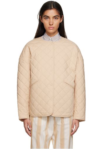 Totême Beige Quilted Jacket