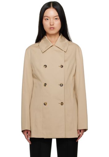 TOTEME Beige Double-Breasted Jacket