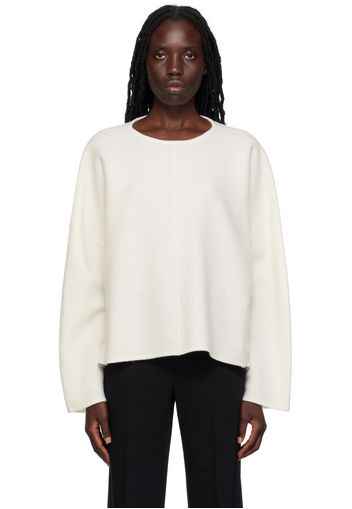 TOTEME Off-White Crewneck Sweater