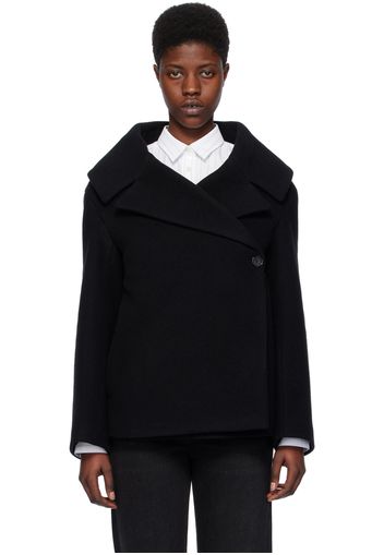 TOTEME Black Wrap Jacket