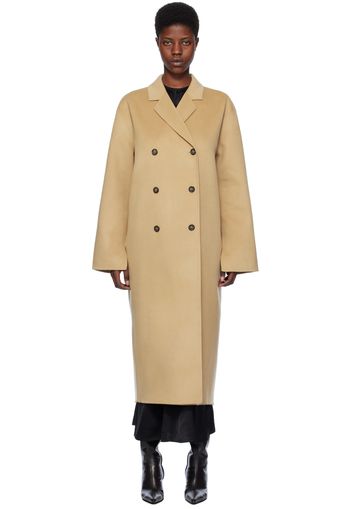 TOTEME Beige Double-Breasted Coat