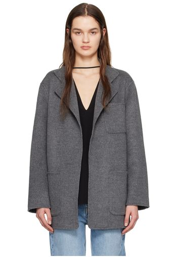 TOTEME Gray Patch Pocket Jacket