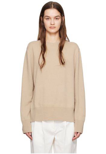 TOTEME Beige Crewneck Sweater