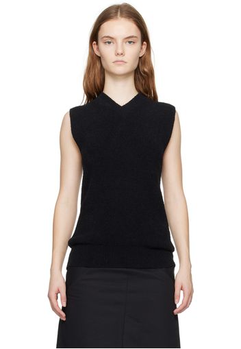 TOTEME Black V-Neck Tank Top