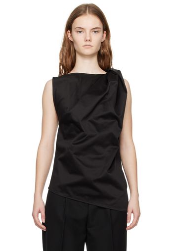 TOTEME Black Shoulder-Twist Blouse