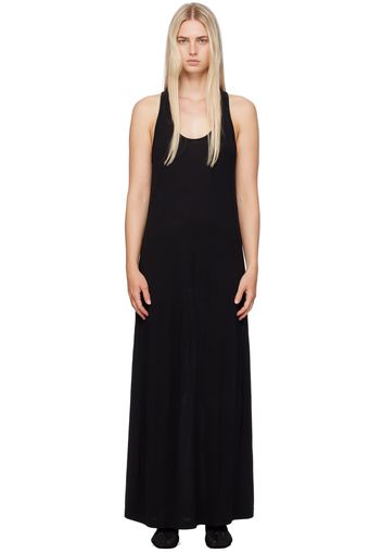 TOTEME Black Scoop-Neck Maxi Dress