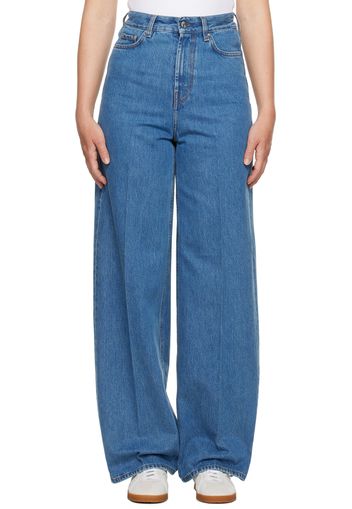 TOTEME Blue Wide Leg Jeans