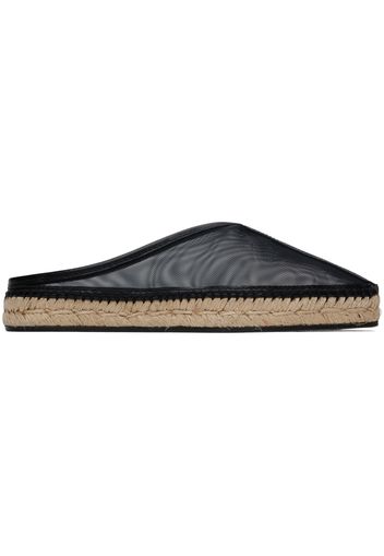 TOTEME Black 'The Espadrille Slipper' Espadrilles