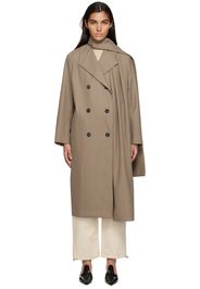Totême Taupe Wrap Trench Coat