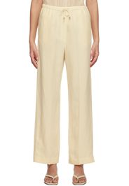 Totême Off-White Drawstring Lounge Pants