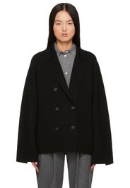 TOTEME Black Notched Lapel Blazer