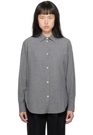 TOTEME Gray Relaxed-Fit Shirt