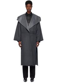 TOTEME Gray Two-Tone Coat