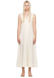 TOTEME Off-White V-Neck Maxi Dress