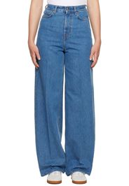 TOTEME Blue Wide Leg Jeans