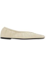 TOTEME Beige 'The Gathered' Ballerina Flats