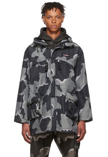 Undercover Gray Eastpak Edition Nylon Coat