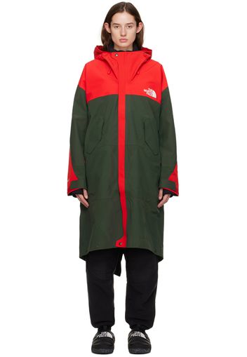 UNDERCOVER Red & Green The North Face Edition Geodesic Shell Coat