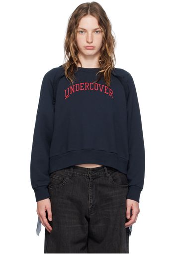 UNDERCOVER Navy Raw Edge Sweatshirt