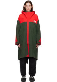 UNDERCOVER Red & Green The North Face Edition Geodesic Shell Coat