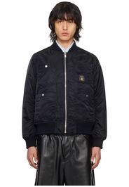 UNDERCOVER Black Raglan Bomber Jacket