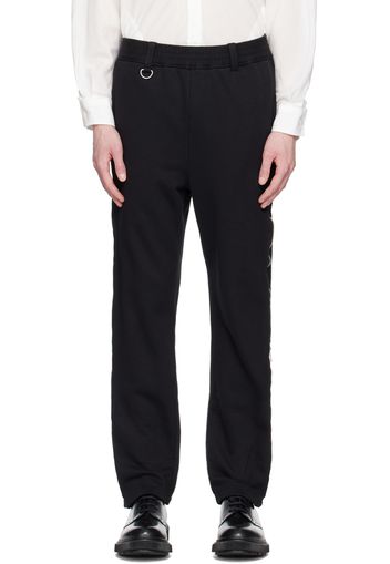 Undercoverism Black Zip Accent Trousers