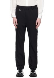 Undercoverism Black Zip Accent Trousers