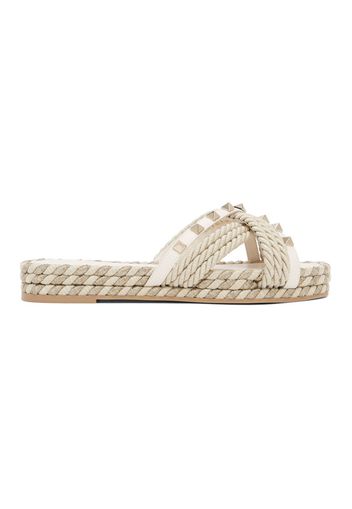 valentino straw sandals