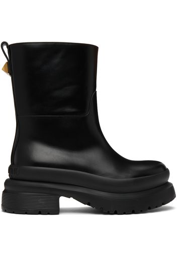 Valentino Garavani Black Roman Stud Boots