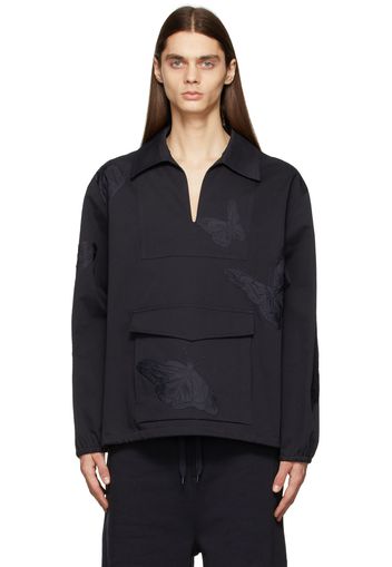 Valentino Navy Utopia Butterfly Shirt