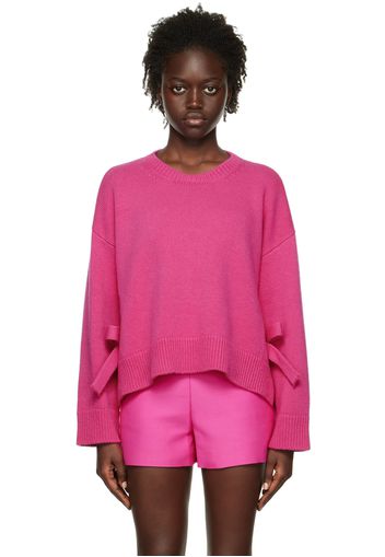 Valentino Pink Ribbon Sweater