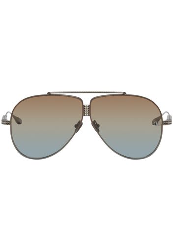 Valentino Gunmetal XVI Sunglasses