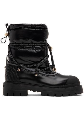 Valentino Garavani Black XCombat Boot