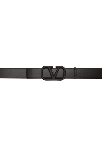 Valentino Garavani Black VLogo Signature Belt