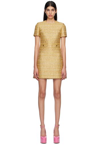 Valentino Gold Roman Stud Minidress