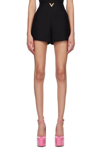 Valentino Black V-Cut Skort