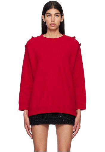 Valentino Red Bow Sweater