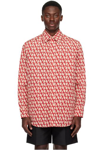 Valentino Red Iconographe Shirt