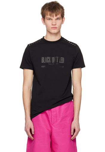 Valentino Black Rockstud T-Shirt