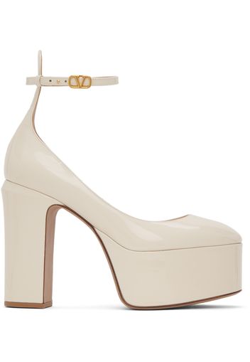 Valentino Garavani Off-White Tan-Go 120 Heels