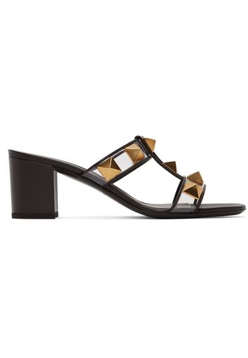 Valentino Garavani Brown Roman Stud Sandals