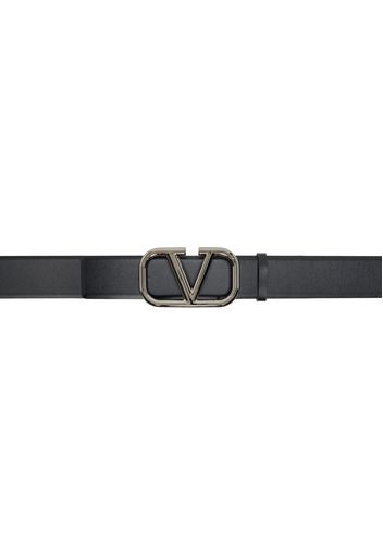 Valentino Garavani Black VLogo Belt