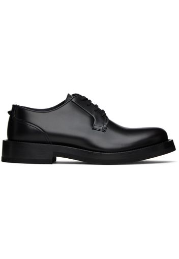 Valentino Garavani Black Essential Rockstud Derby