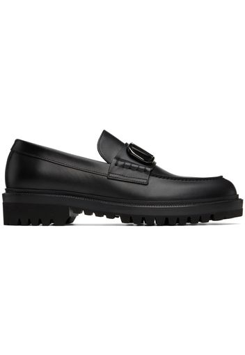 Valentino Garavani Black VLogo Loafers