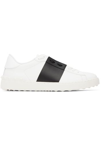 Valentino Garavani White & Black Open Sneakers