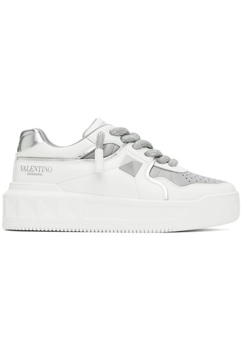 Valentino Garavani White One Stud Low-Top Sneakers