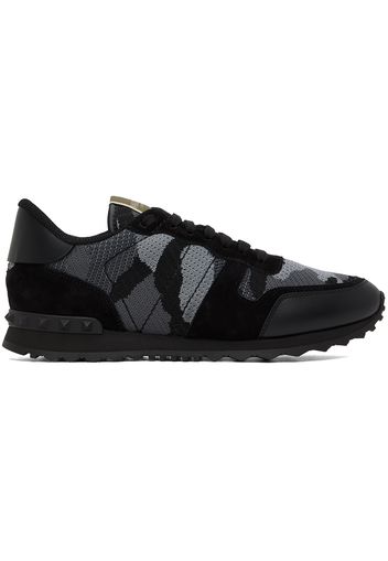 Valentino Garavani Black Rockrunner Sneakers